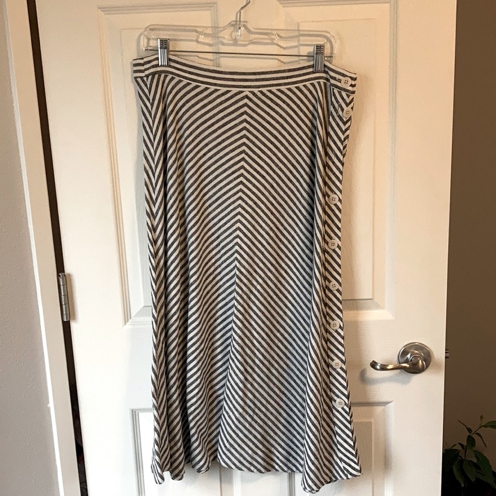 Madewell Linen Midi Skirt - 12